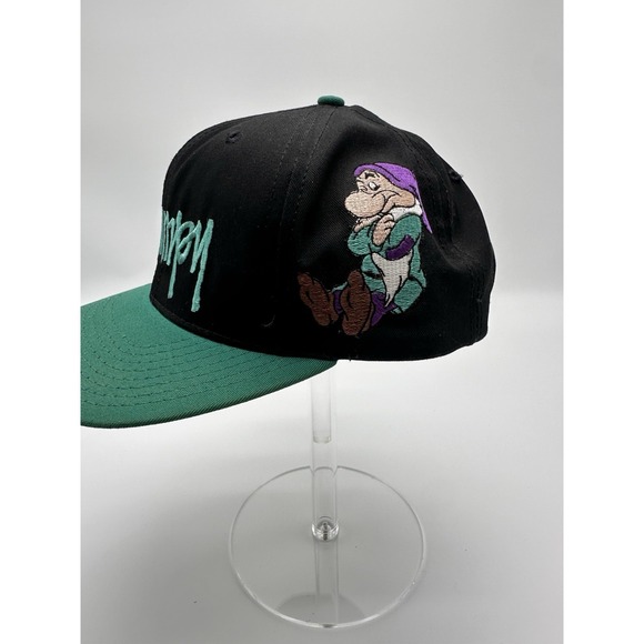 Vtg‎ Grumpy Embroidered Snapback Hat Distressed - Picture 2 of 7